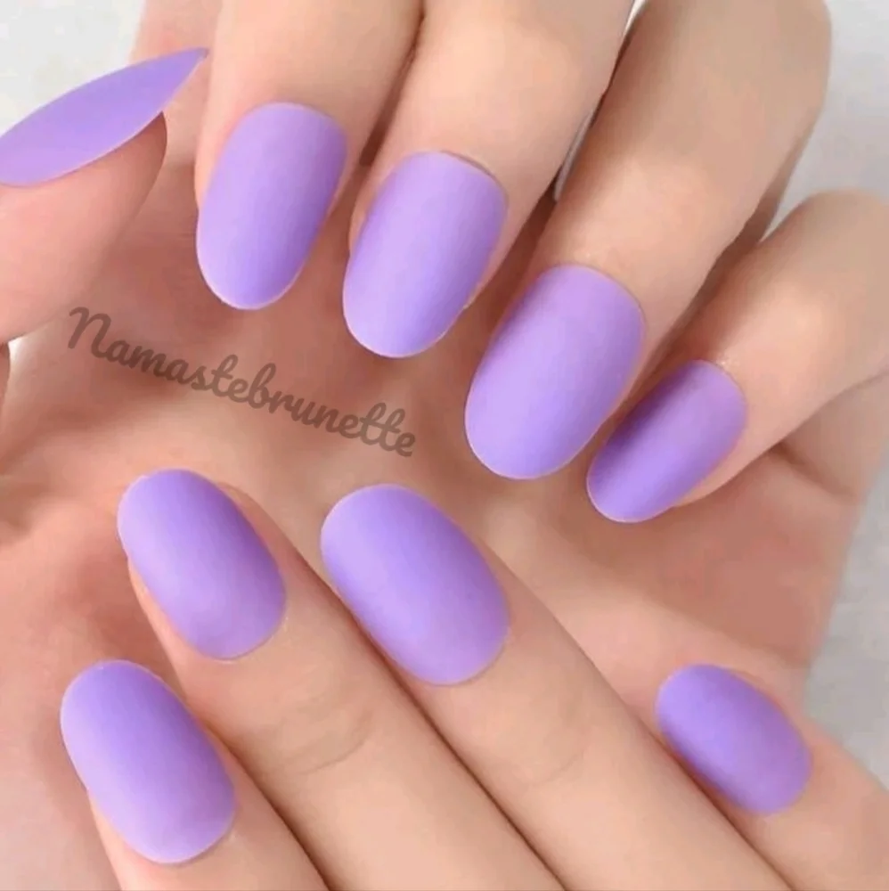 2/$16 Lilac Press On Nails